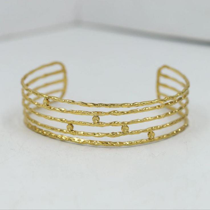 Gold Brass Premium & Elegant Bracelet For Women