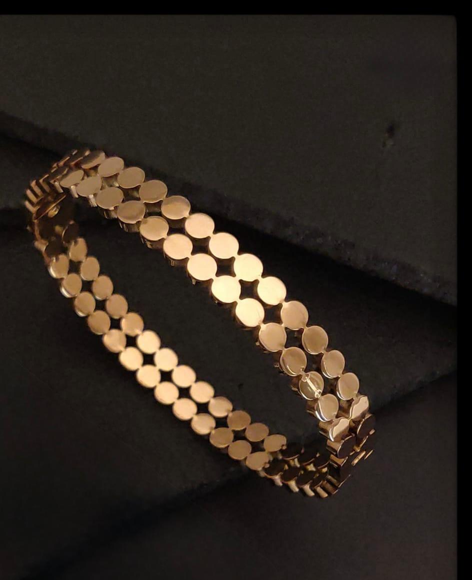 Rose Gold Brass Premium & Elegant Bracelet For Women