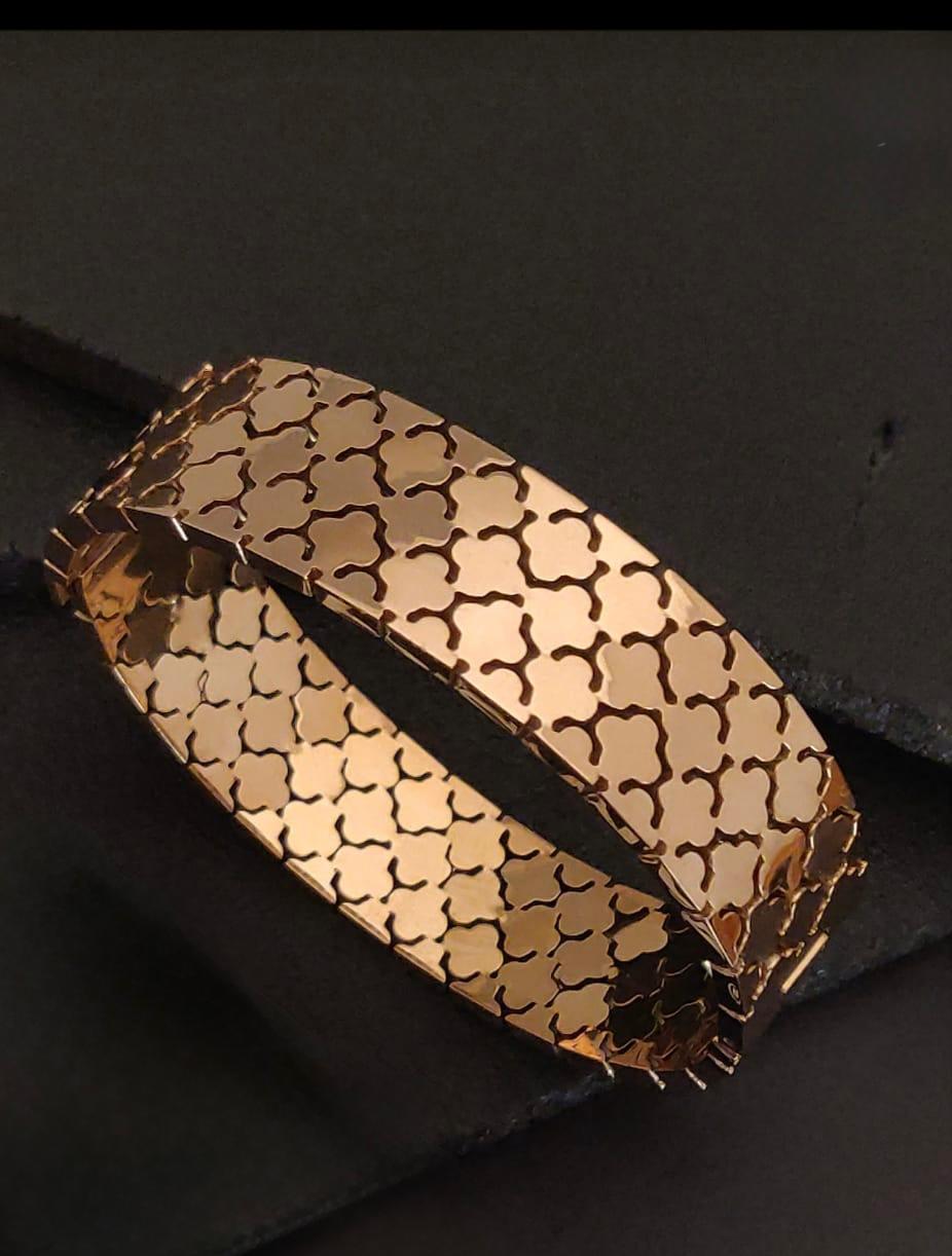 Rose Gold Brass Premium & Elegant Bracelet For Women