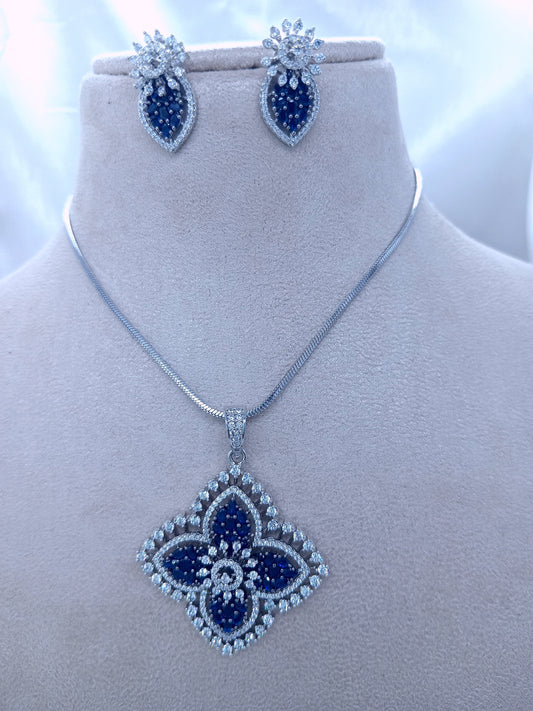 Dazzling Diamond Pendant Set for Women