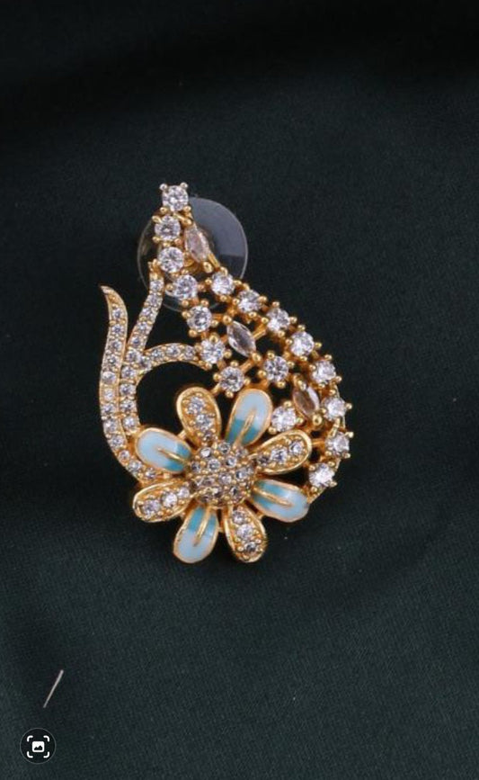 Gold Brass Premium & Elegant Pendant Set For Women