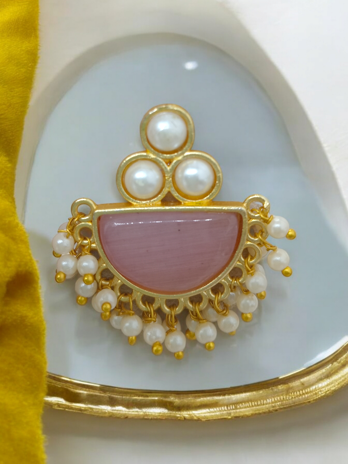 Gold Brass Premium & Elegant Earring For Women