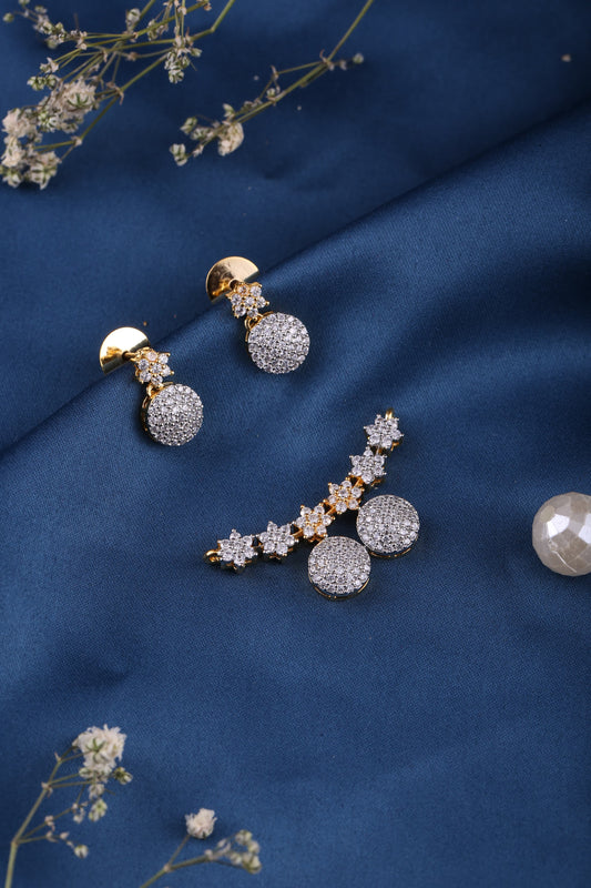 Gold Brass Premium & Elegant Mangalsutra Pendant Set For Women