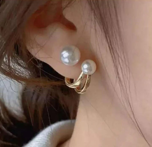 Pearl Korean Elegant Earrings For Women