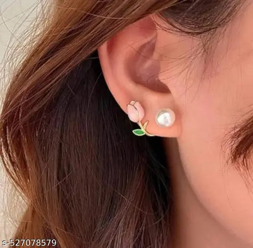 Pearl Korean Elegant Earring For Women