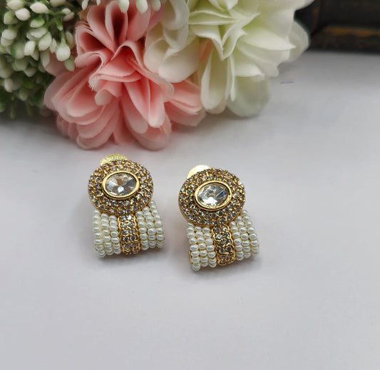 Royal Pearl Cluster Studs