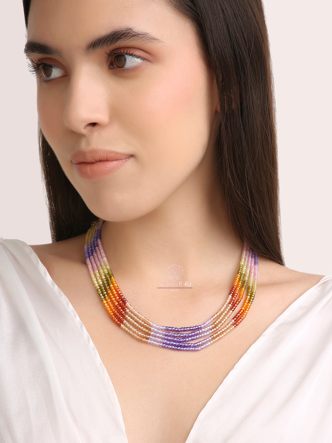 Premium AuraFlow Classic Jewellery | Front View | SeaShell4U Jewels