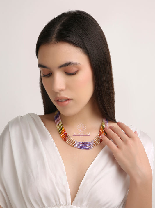 Elegant AuraFlow Grace Jewellery | Front View | SeaShell4U Jewels