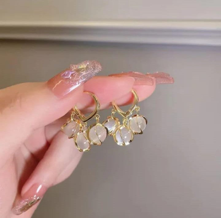 Crystal Hoop Earrings