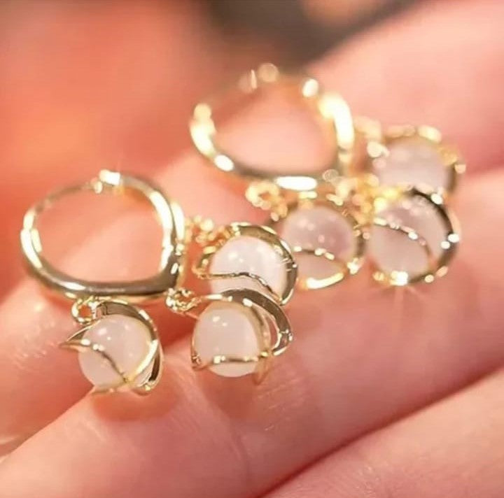 Crystal Hoop Earrings