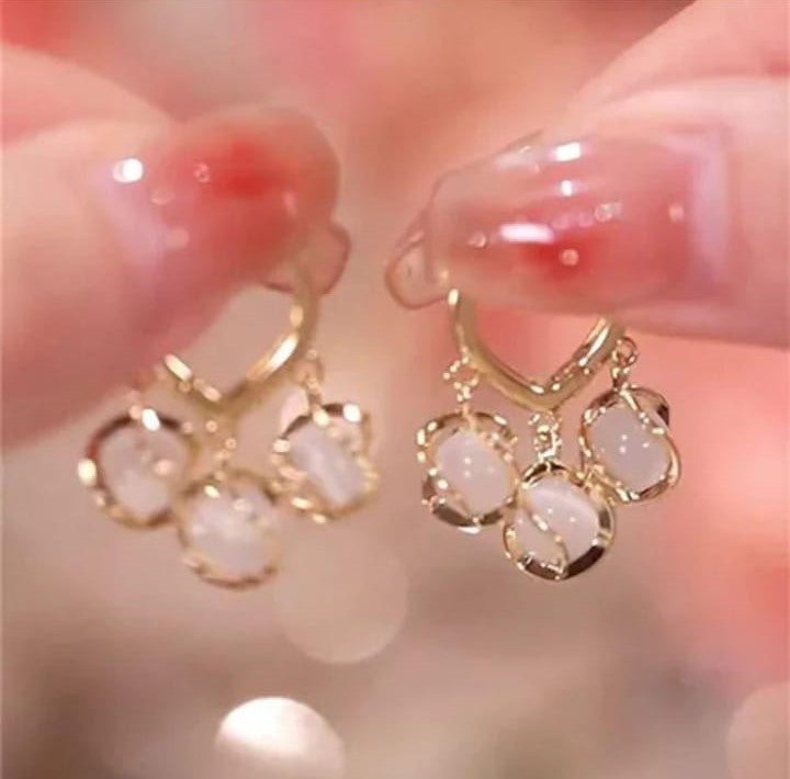 Crystal Hoop Earrings