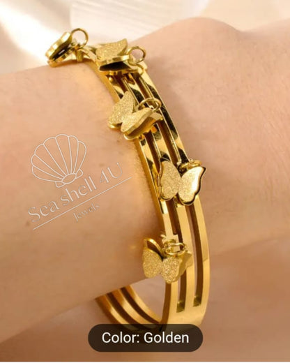 Gold Brass Premium & Elegant Bracelet For Women
