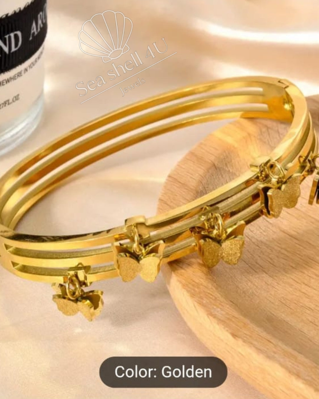 Gold Brass Premium & Elegant Bracelet For Women