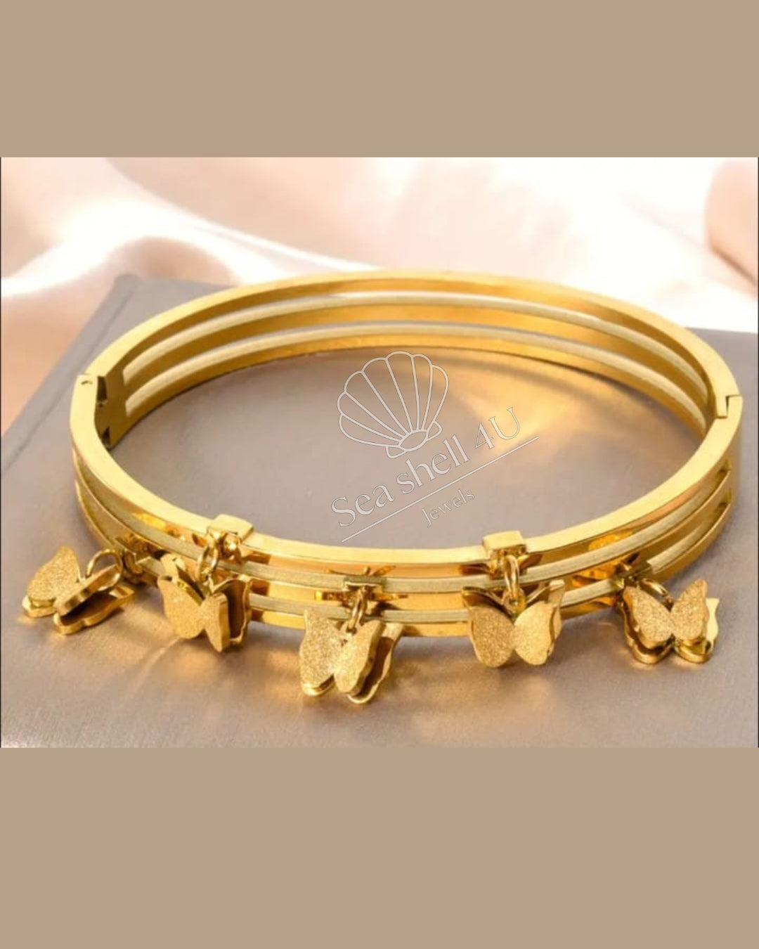 Gold Brass Premium & Elegant Bracelet For Women