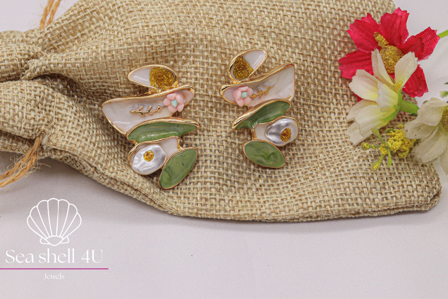 Gold Brass Premium & Elegant Earring For Women