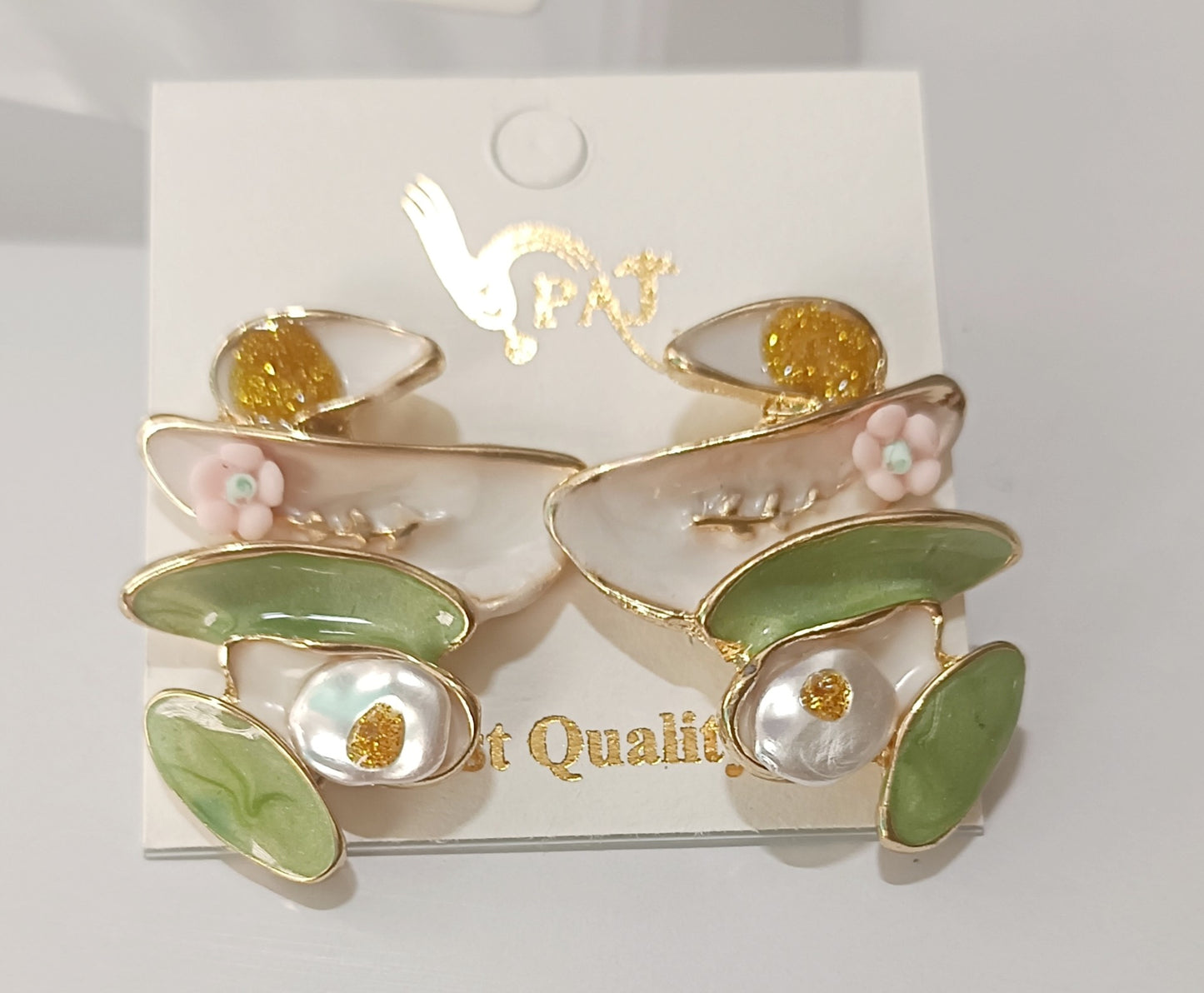 Gold Brass Premium & Elegant Earring For Women