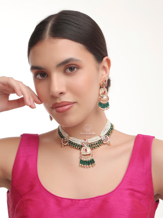 Heritage Harmony Necklace Set | Front View | SeaShell4U Jewels