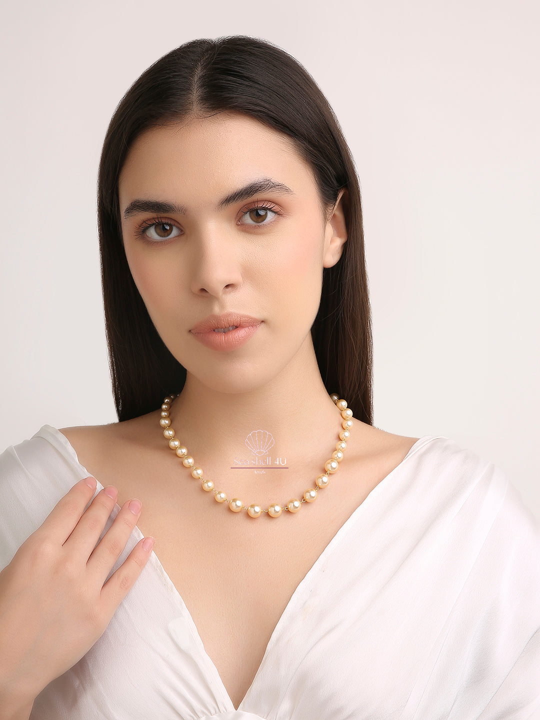 Royal Haara Necklace | Front View | SeaShell4U Jewels