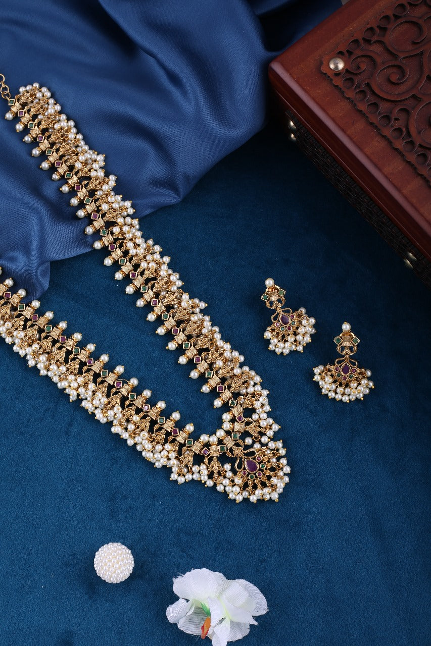 Shringarika Temple Necklace Set