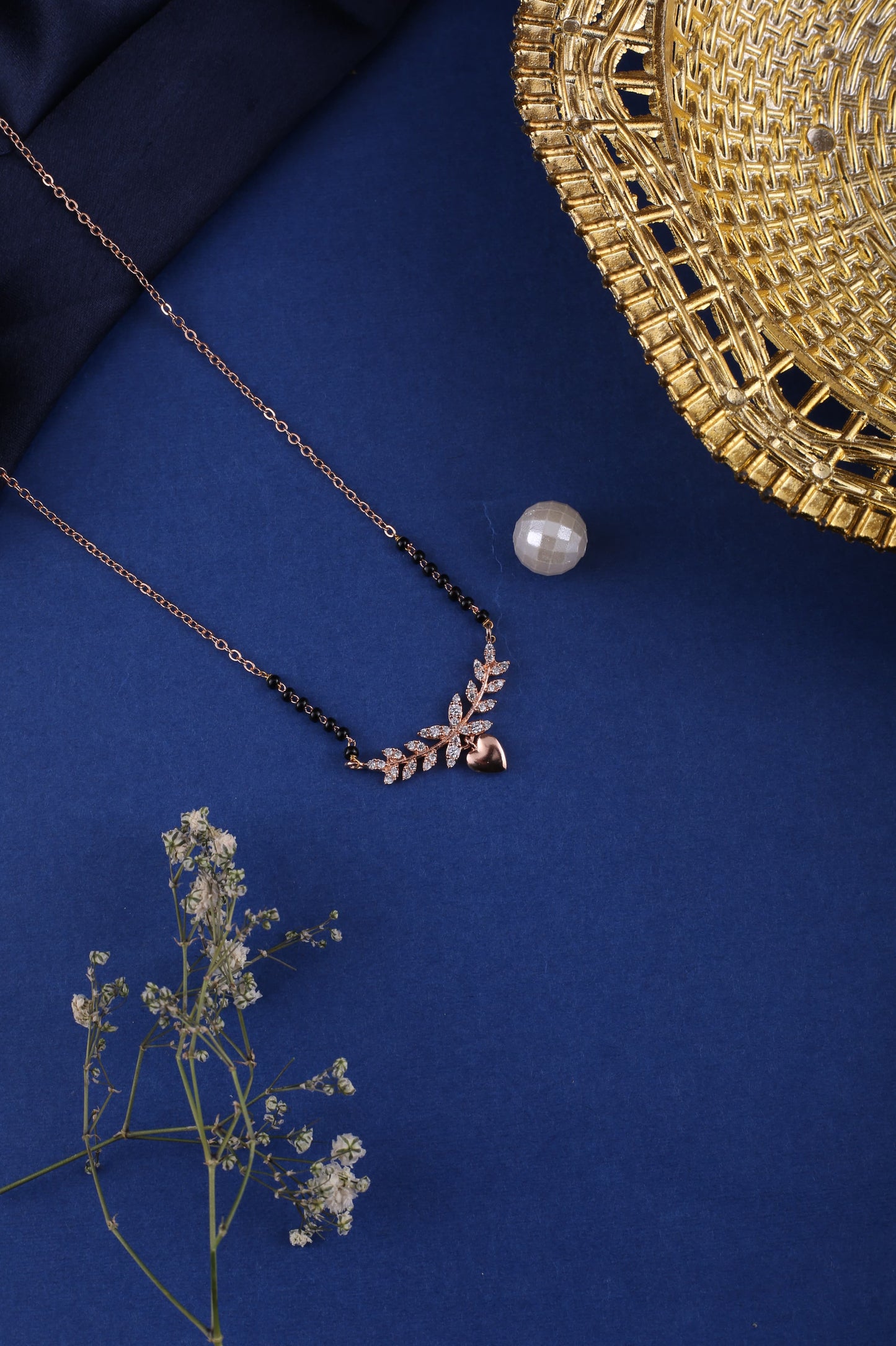 Gold Brass Premium & Elegant Mangalsutra Pendant For Women