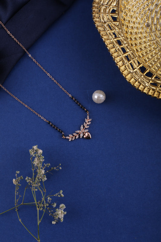 Gold Brass Premium & Elegant Mangalsutra Pendant For Women