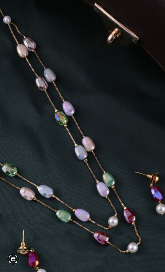 Classic Korean Charm Necklace | Front Design | SeaShell4U Jewels