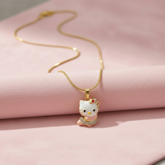 Elegant Hello Kitty Korean Charm Necklace || Seashell4u