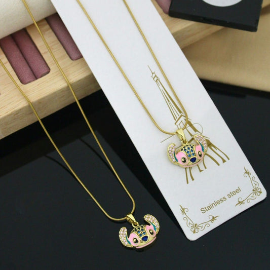 Beautiful and charming elegant pink necklace || Seashell4u