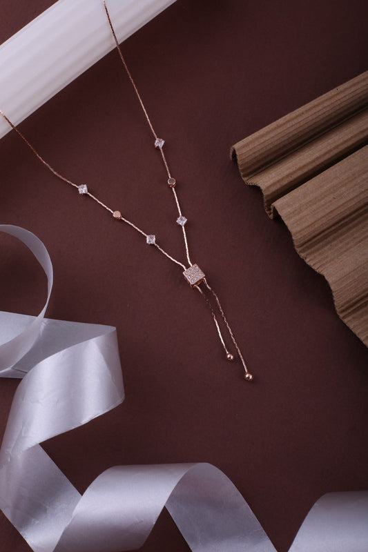 Elegant Korean Charm Necklace Set | Front Design | SeaShell4U Jewels