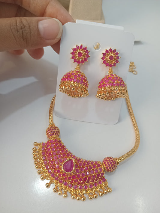 Traditional Royal RaniHaar Jewellery | Front View | SeaShell4U Jewels