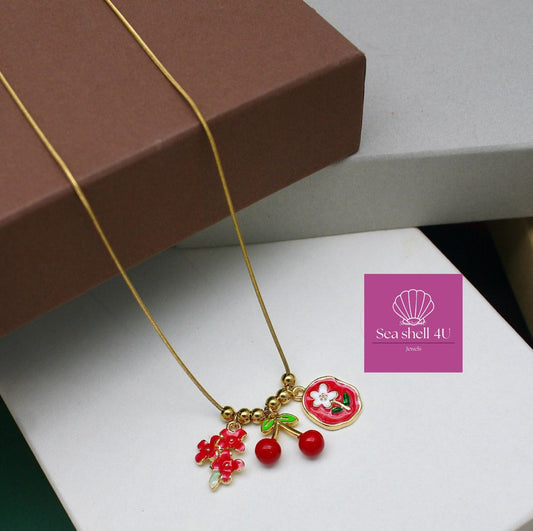 Cherry Blossom Korean Necklace