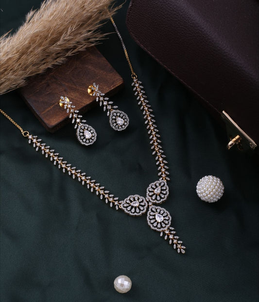 Dazzling Diamond Necklace Set