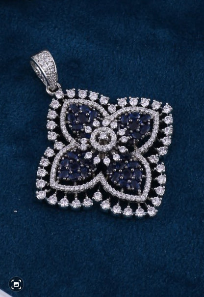 Dazzling Diamond Pendant Set for Women