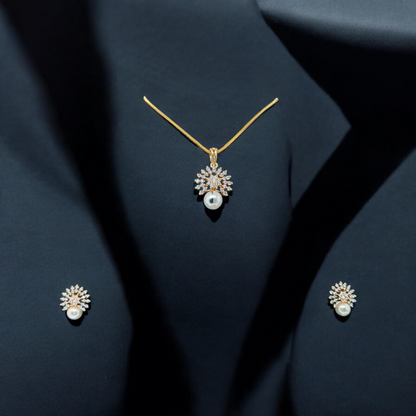 Gold Brass Premium & Elegant Pendant For Women