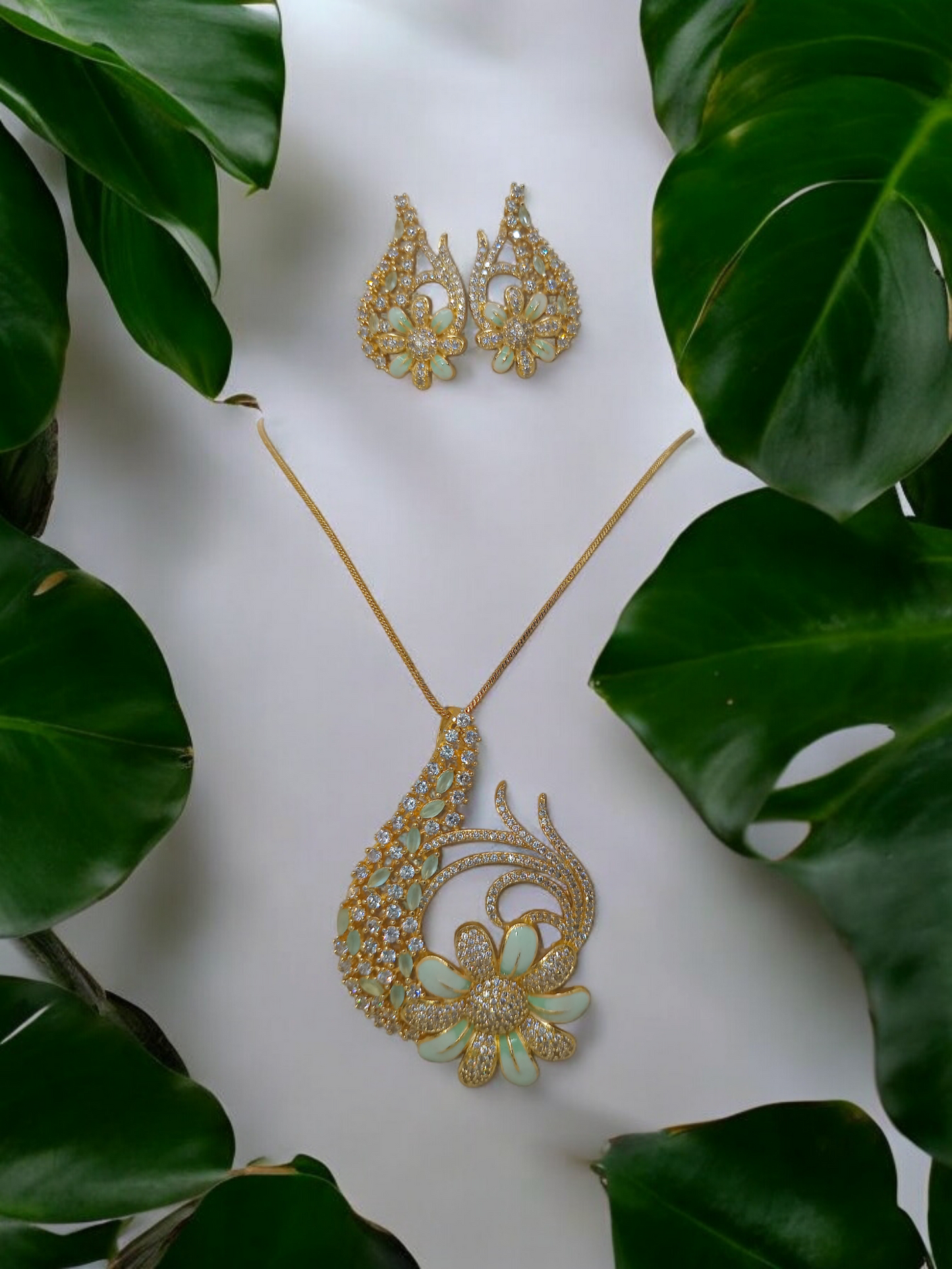 Gold Brass Premium & Elegant Pendant For Women