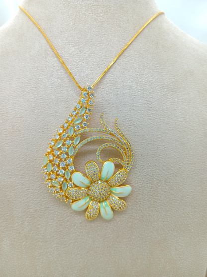 Gold Brass Premium & Elegant Pendant For Women