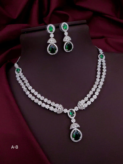 Gold Brass Premium & Elegant Pendant Set For Women
