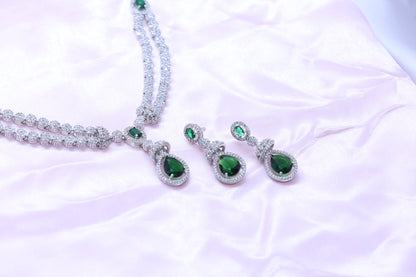 Gold Brass Premium & Elegant Pendant Set For Women