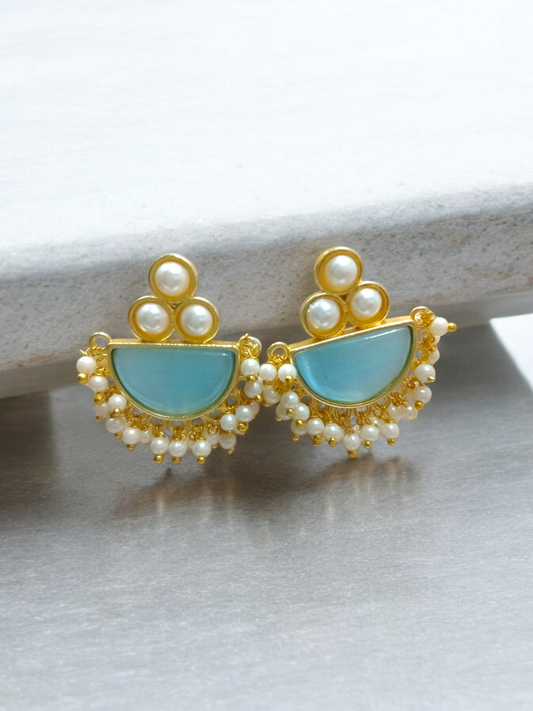 Gold Brass Premium & Elegant Earring For Women