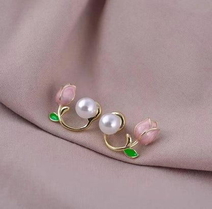 Pearl Korean Elegant Earring For Women