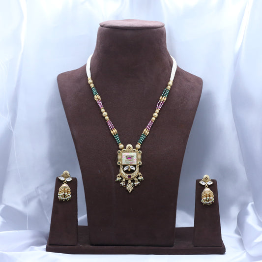 Kundan Necklace Set For Women