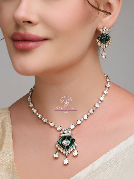 Rose Gold Brass Premium & Elegant Necklace For Women