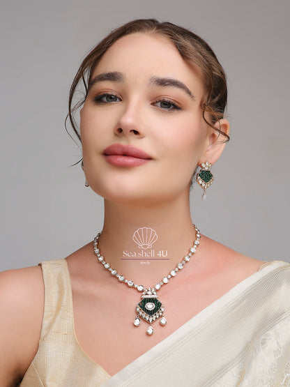 Rose Gold Brass Premium & Elegant Necklace For Women