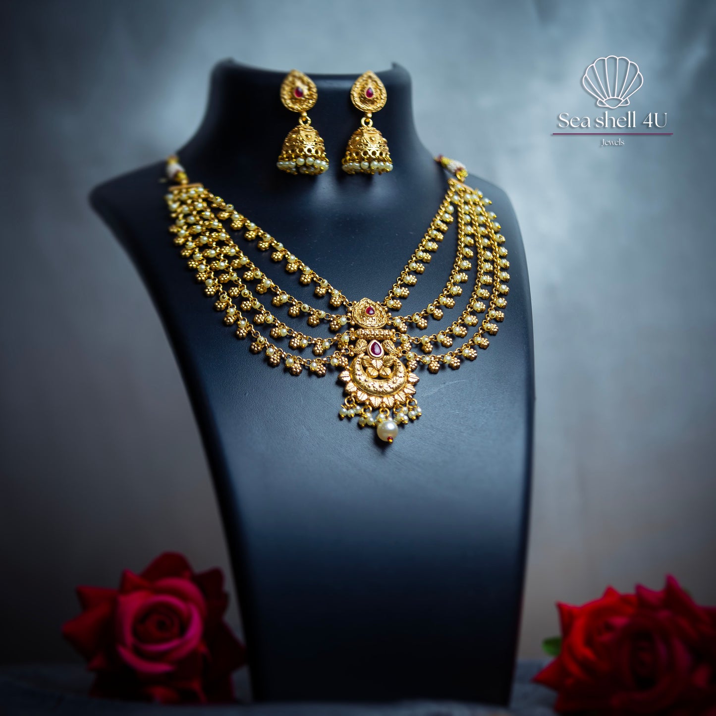 Pearl Premium & Elegant Necklace Set For Women