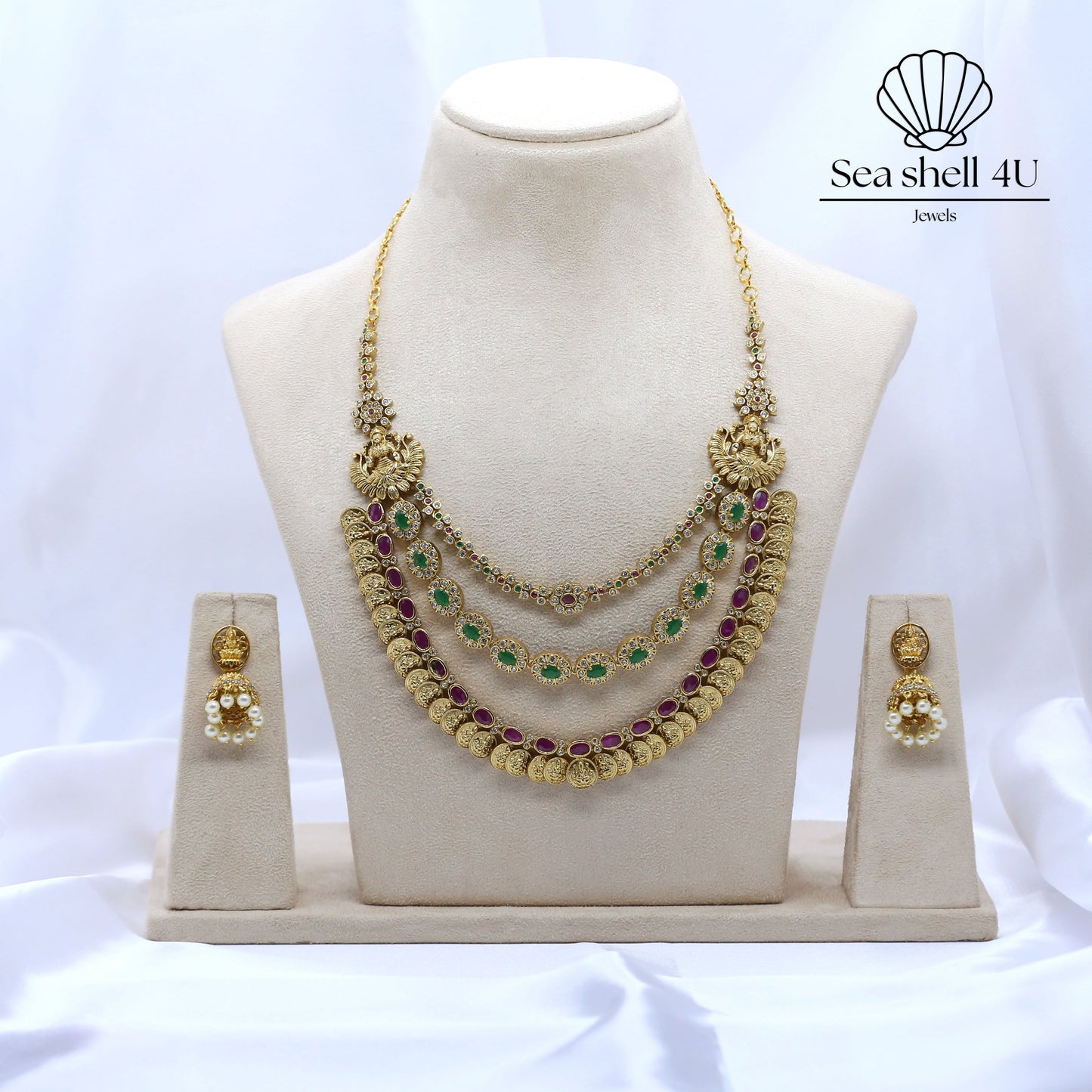 Shringarika Temple Necklace Jewellery Set