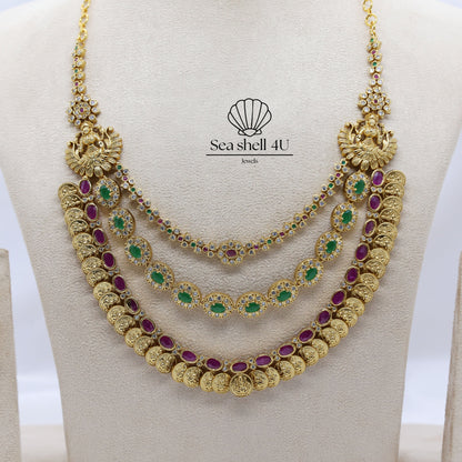 Shringarika Temple Necklace Jewellery Set