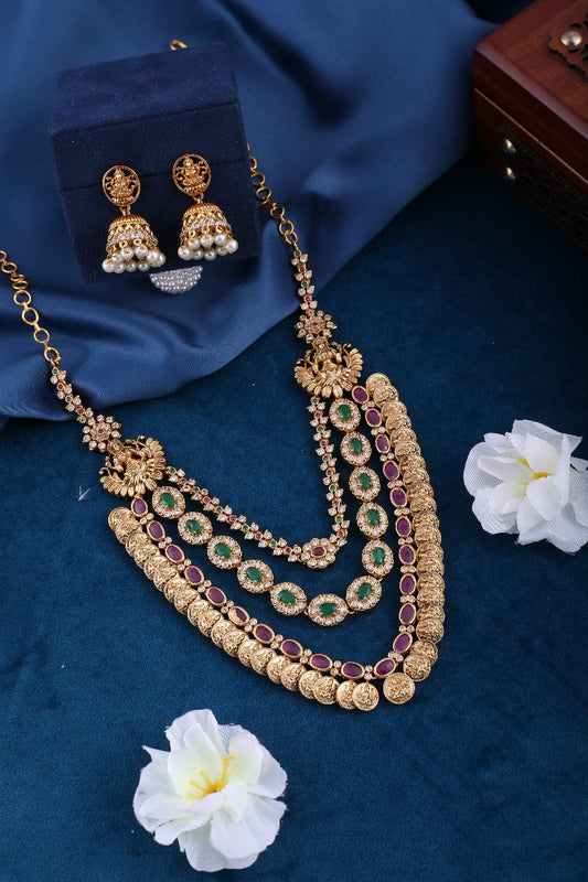 Shringarika Temple Necklace Jewellery Set
