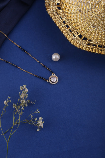 Gold Brass Premium & Elegant Mangalsutra Pendant For Women