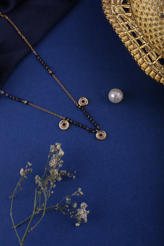 Gold Brass Premium & Elegant Mangalsutra Pendant For Women