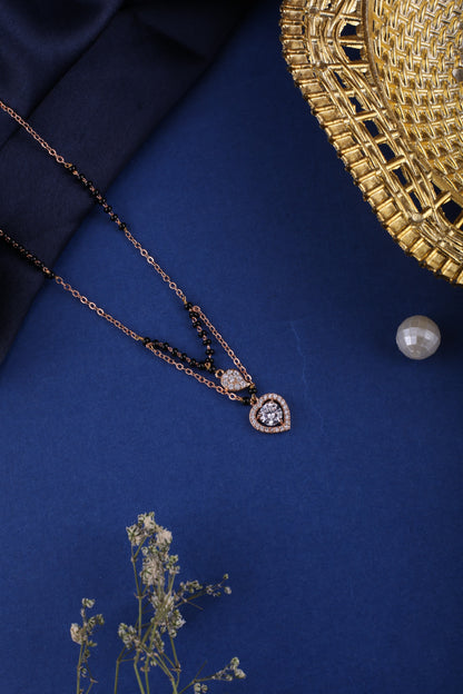 Gold Brass Premium & Elegant Mangalsutra Pendant For Women
